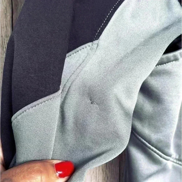 Nike Mens Black Gray Therma Fit Long Sleeve Hyper Elite Hooded Full Zip Jacket S - Picture 13 of 16